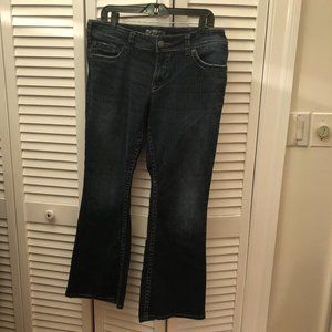 Silver men Souki surplus jeans, flare legs, measur